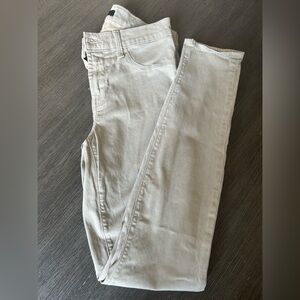 Size 27 tan j brand skinny pants